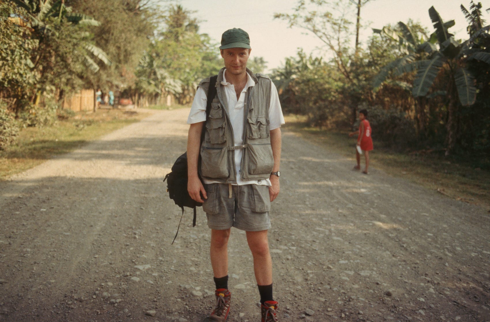 Verslaggever Henk Hanssen in de Filippijnen